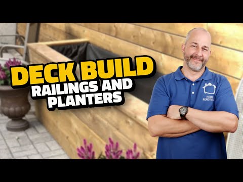 How To Build Deck Railings And Planter Boxes