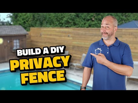 How to Build a Horizontal Fence DIY