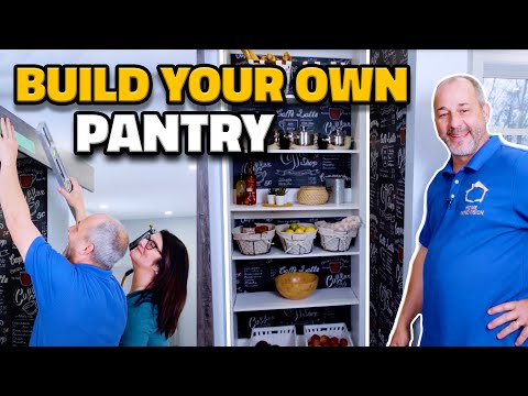 How to Build a Pantry in 7 Easy Steps | DIY Walk-in Pantry