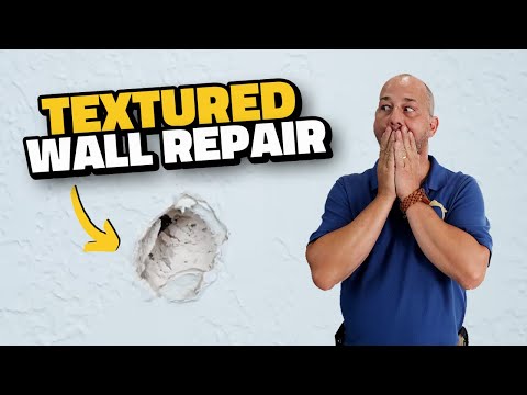 How to Repair a Textured Wall in 3 Different Ways