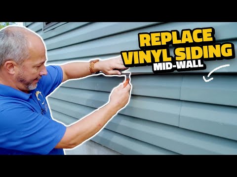 How to Replace Damaged Vinyl Siding