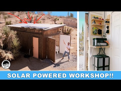 DIY SOLAR POWERED WORKSHOP | MODERN BUILDS x GOAL ZERO
