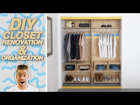 ULTIMATE DIY CLOSET RENOVATION / MAKEOVER / ORGANIZATION