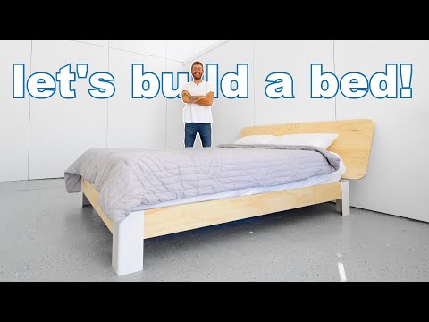 DIY MID CENTURY MODERN PLATFORM BED | Modern Builds