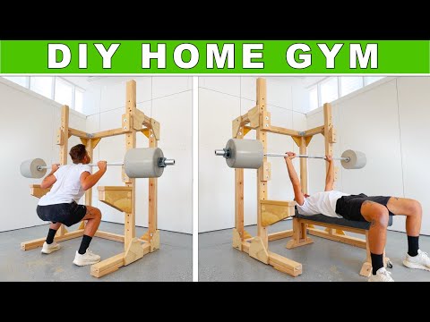 DIY SQUAT RACK / BENCH PRESS COMBO