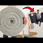 HOW TO MAKE DIY CONCRETE WEIGHT PLATES w/ a TRASH CAN!!!