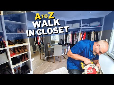 How To Build A Walk In Closet | DIY Makeover