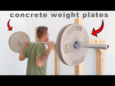 DIY Concrete Weight Plates | SAVE MONEY & DON’T BUY MOLDS