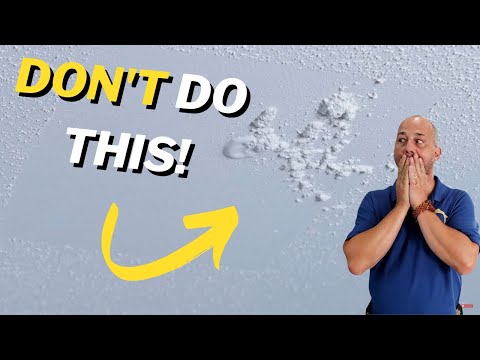 2 Ways To Repair Popcorn Ceiling (That Actually Work)