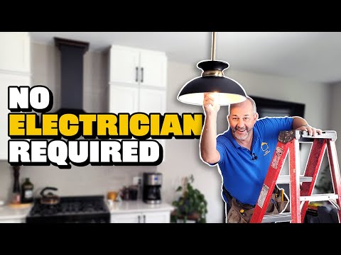 How To SAFELY Change Light Fixtures | DIY Electrical