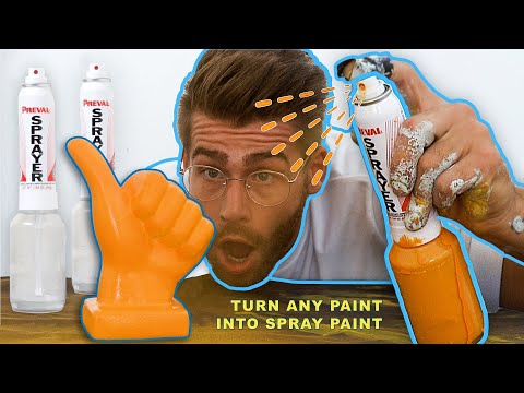 TURN ANY PAINT Into SPRAY PAINT!!!