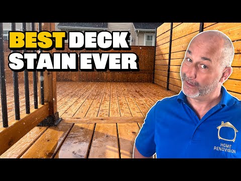 The Best Way To Stain Your Deck PERIOD!!!!