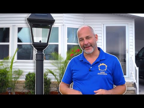 How To Install a Solar Lamp Post