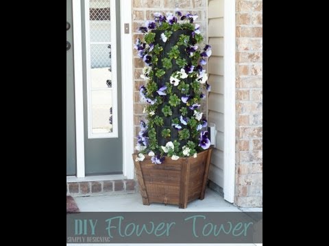 DIY Flower Tower #digin #heartoutdoors #sponsored