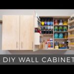 DIY Wall Cabinets with 5 Storage Options | Shop Organization