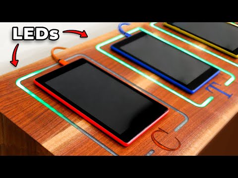 Smart DIY Charging Station with LED Notifications | How to Build