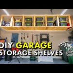 Reclaim your GARAGE w/ DIY Garage Storage Shelves 🚘 FREE PLANS!