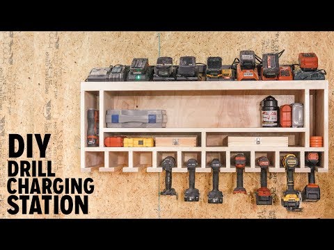 DIY Drill Charging Station