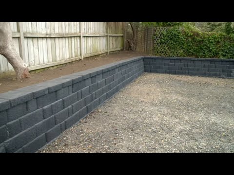 How to Build a Block Retaining Wall | Mitre 10 Easy As DIY