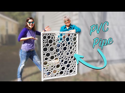 DIY PVC Pipe Privacy Screen // Part 1