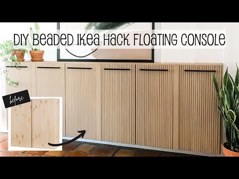 DIY IKEA Hack | Modern Floating Console