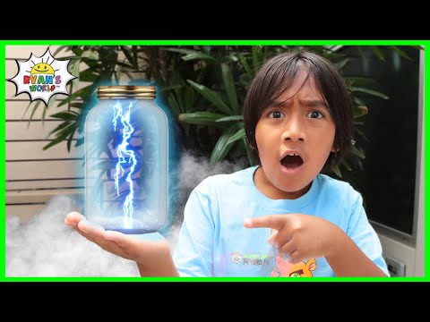 How to Make Lightning In a Bottle DIY Science Experiments for kids!