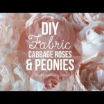 How to Make Realistic DIY Fabric Roses and Peony Flowers | The DIY Mommy