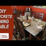 How to Make a Concrete Dining Table