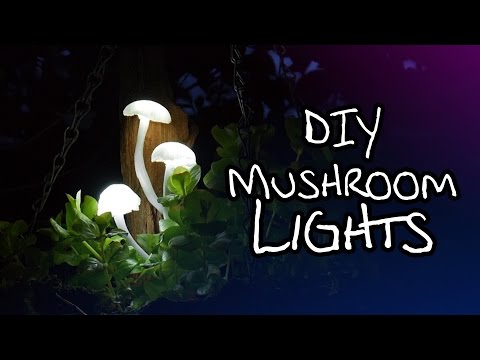 DIY Mushroom Lights (craft project)