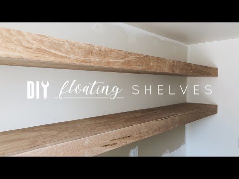 DIY Floating Shelves