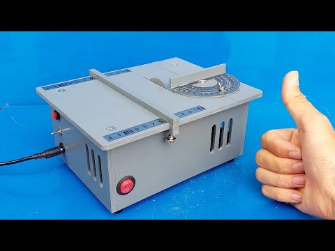 Homemade Mini Table Saw From PVC