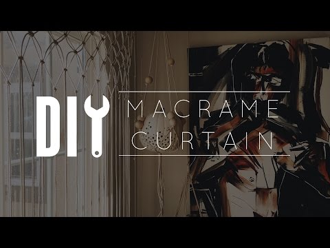 DIY Macrame Curtain