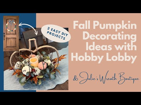 Fall Pumpkin Decorating Ideas | Fall Home DIY Projects | How to Make a Pumpkin Wreath