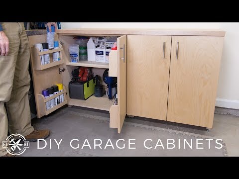 DIY Garage Cabinets for Shop Organization