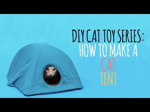DIY Cat Toys – How to Make a Cat Tent