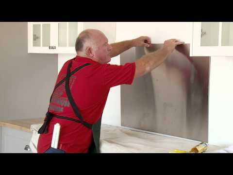 How To Install A Stainless Steel Splashback – DIY At Bunnings