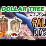 6 BEAUTIFULLY UNIQUE Dollar Tree Fall DIYs for 2023 | Fall Crafts | Trash to Treasure Fall DIY