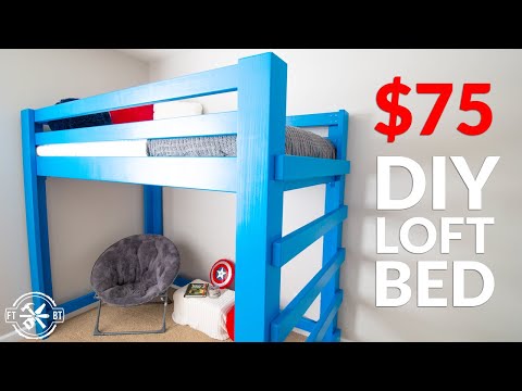 Build Your Kid’s Dream Bed from 2×4’s | DIY Loft Bed
