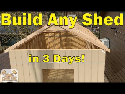 99 – DIY Shed – Complete Instructions – Best Tutorial There Is!