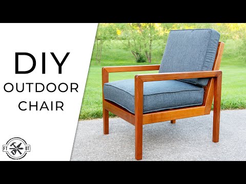 DIY Modern Outdoor Chair | How to Build