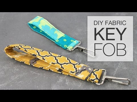 DIY Fabric Key Fob Tutorial