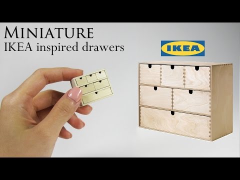DIY Miniature: IKEA Drawers