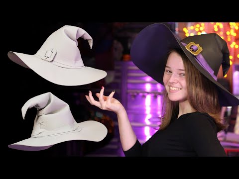How to Make A Witch Hat out of Foam – Free Pattern – Easy DIY Tutorial Perfect Halloween / Cosplay
