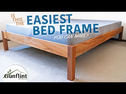 Super Simple Queen Bed Frame – DIY In A Day
