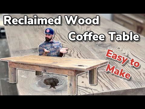 Easy To Build DIY Wood Coffee Table