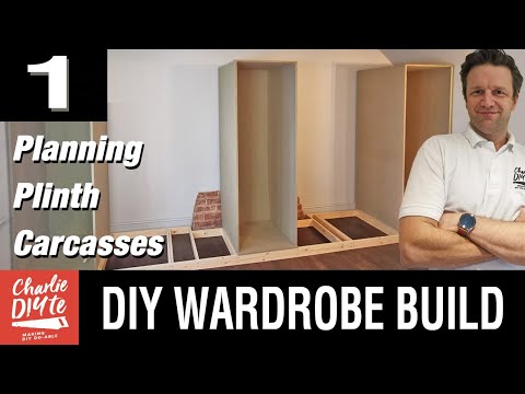 DIY Fitted Wardrobe Build with Basic Tools – Video #1 : PLINTH & CARCASSES