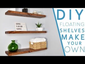 Easy DIY FLOATING SHELVES No bracket | DIY CREATORS – Robinson Premier