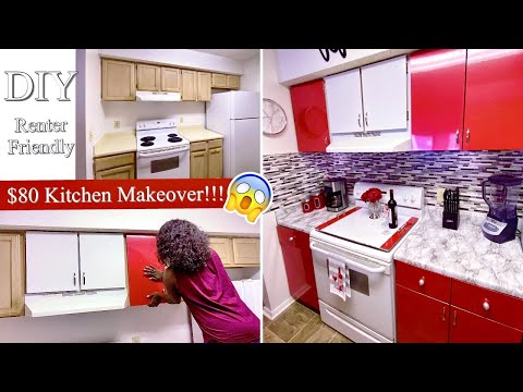 DIY KITCHEN MAKEOVER| HOME IMPROVEMENT| HOW TO TRANSFORM CABINETS