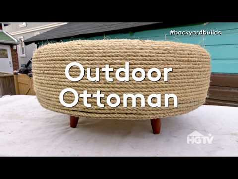 DIY Outdoor Ottoman | Backyard Builds