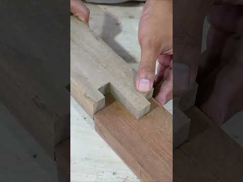 DIY Woodworking Japanese Half Joints #shorts #woodworking #trending #amazing